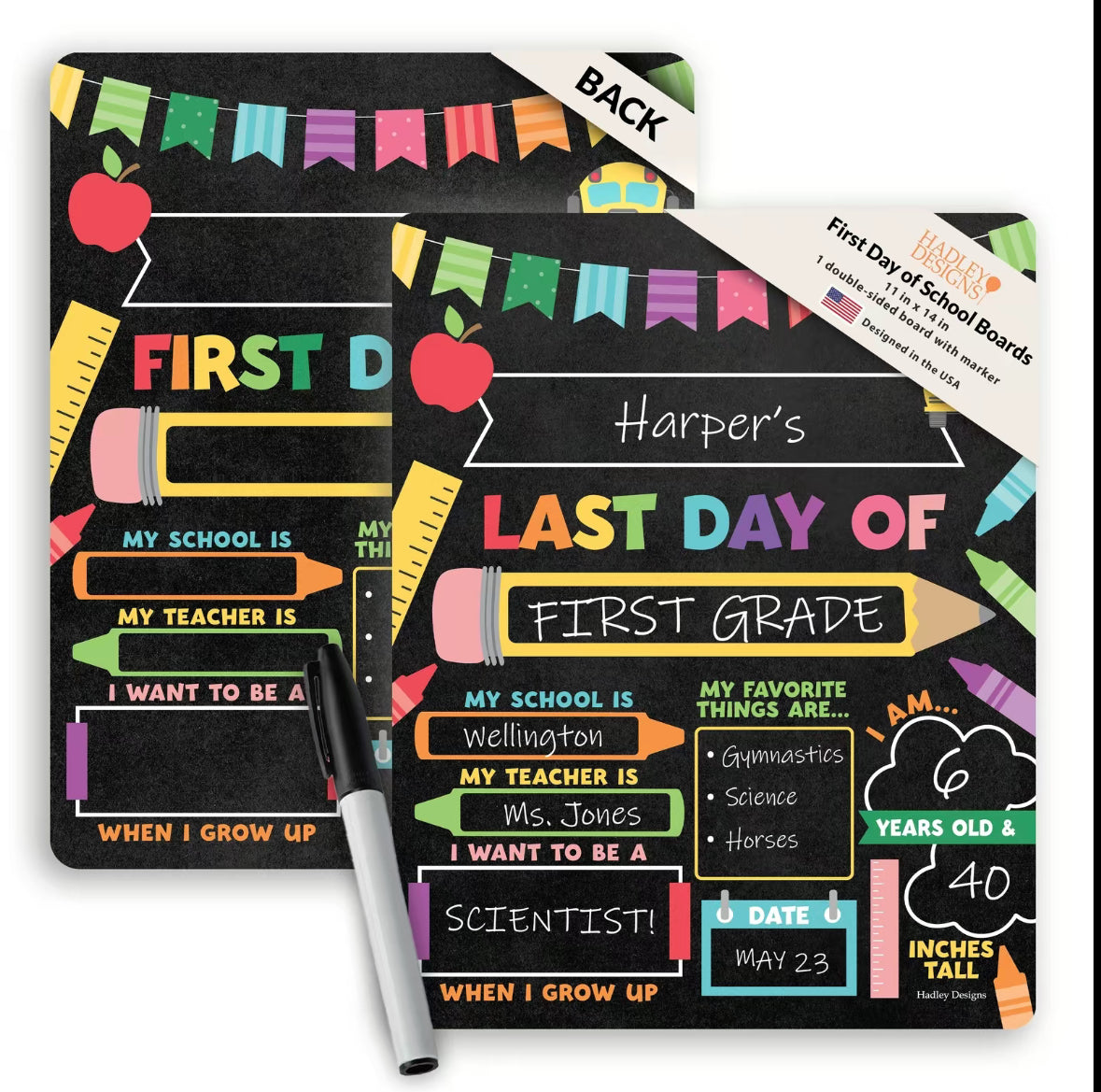 First & Last Day Keepsake Posters